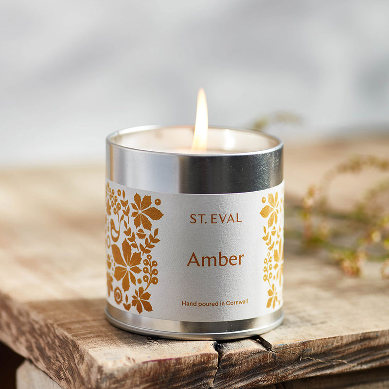 'Amber' Candle Tin