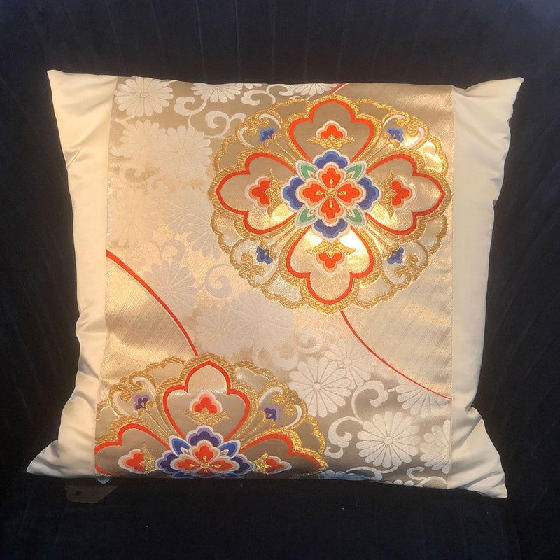 Chrysanthemum Vintage Obi Cushion