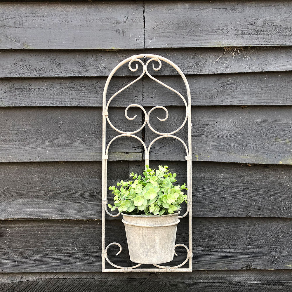 scroll plant hanger Scroll Wall Hanging Planter – Blacks of Sopwell
