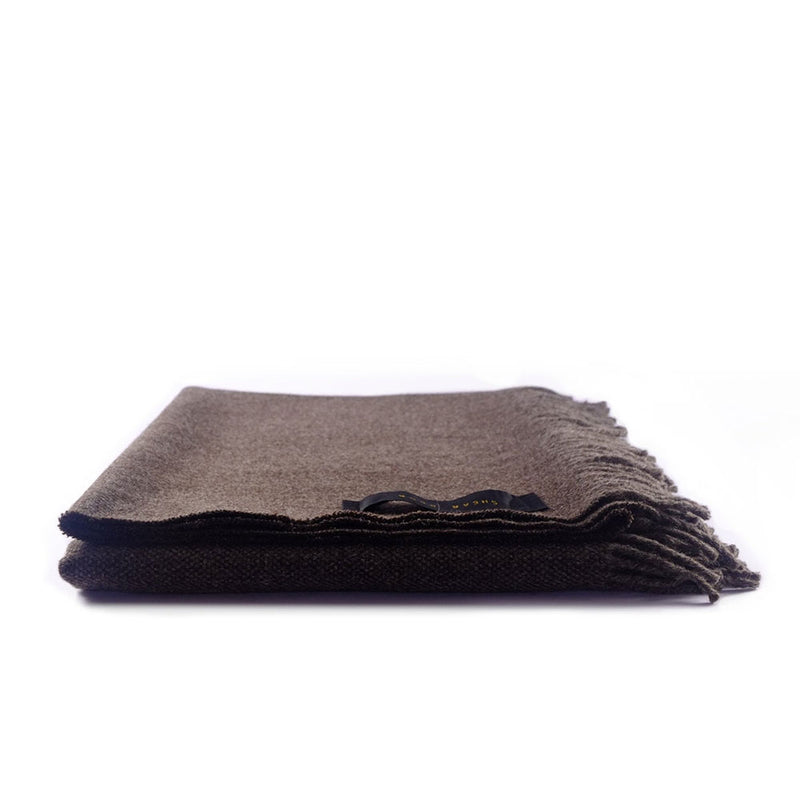 Wool Throw - Charcoal Grey
