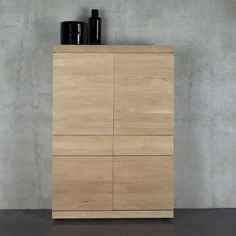 storage cupboard with the BGR flat front and handle less design.