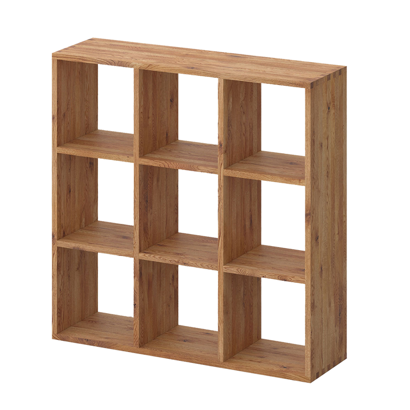 Piza Solid Wood Storage Rack 9