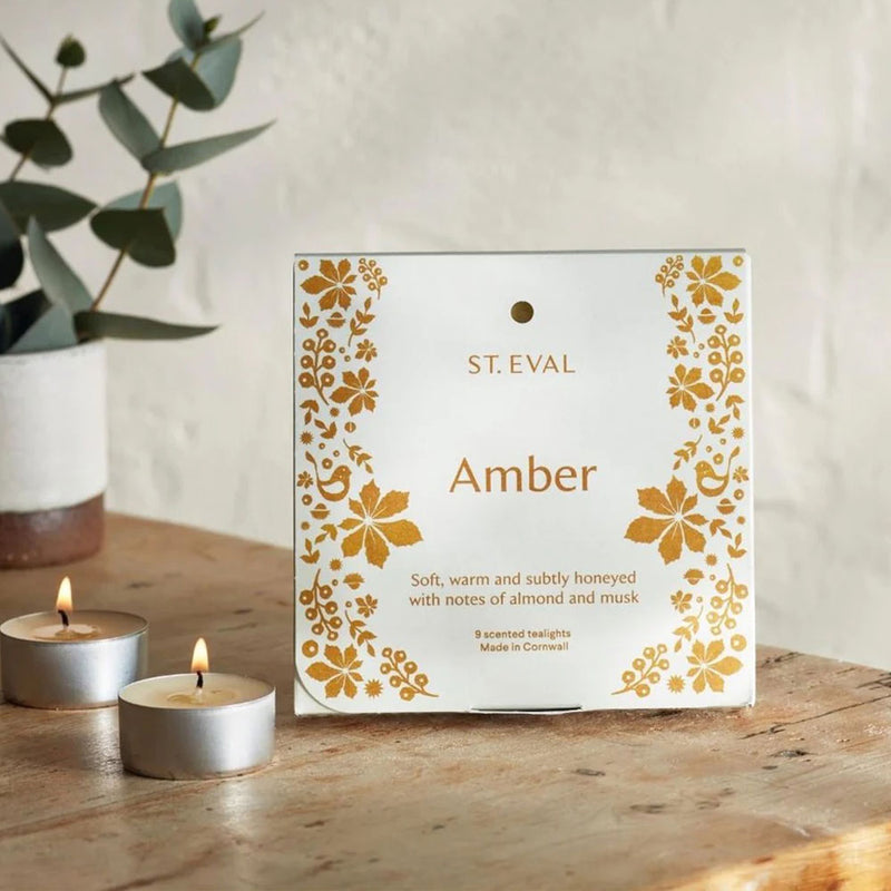 'Amber' Fragranced Tealights