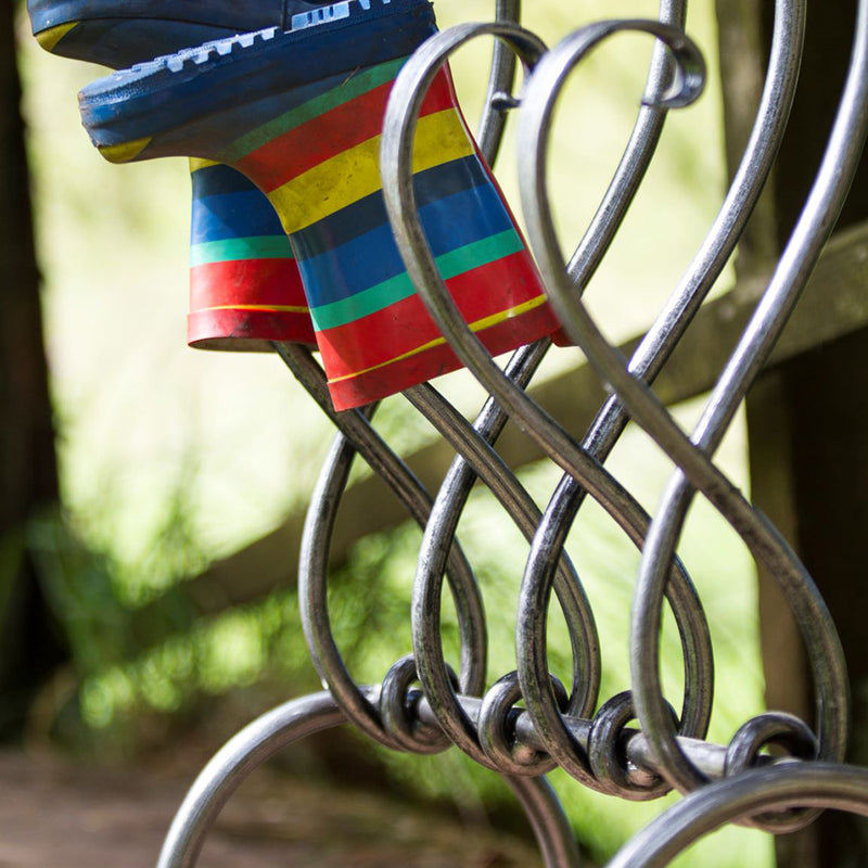 Forged Welly Boot Rack