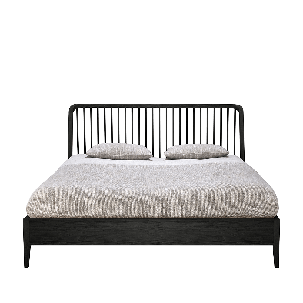 Ethnicraft Spindle bed | Oak Black – Blacks of Sopwell