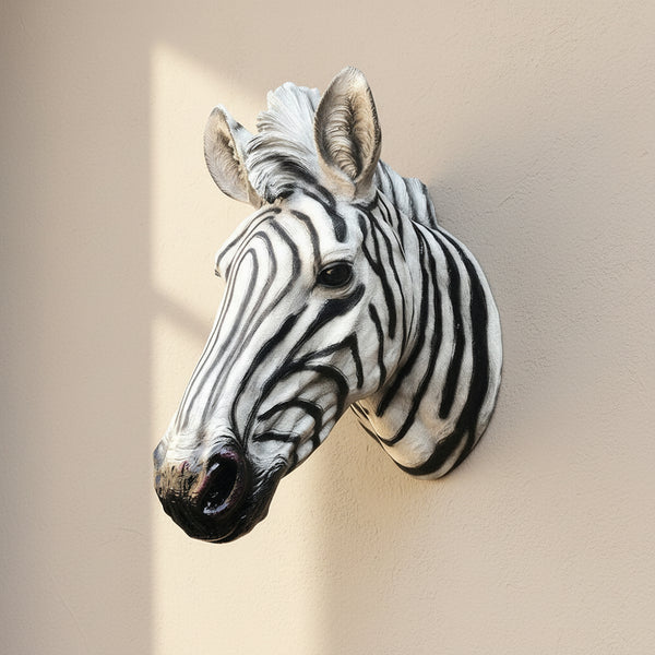 Wall mounted Zebra Head Blacks of Sopwell Online Store