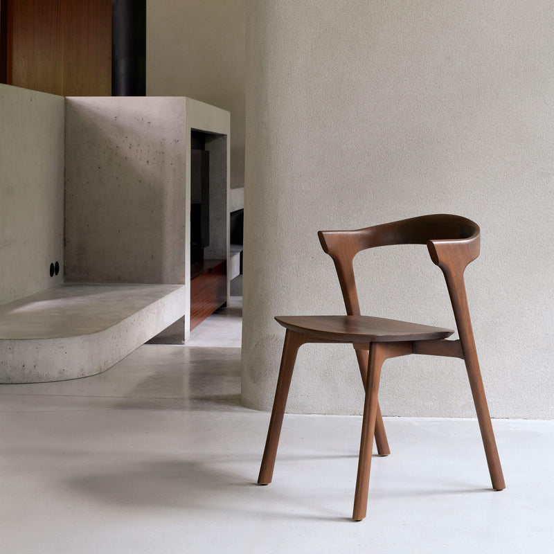 Ezra Dining Chair (Teak Brown)