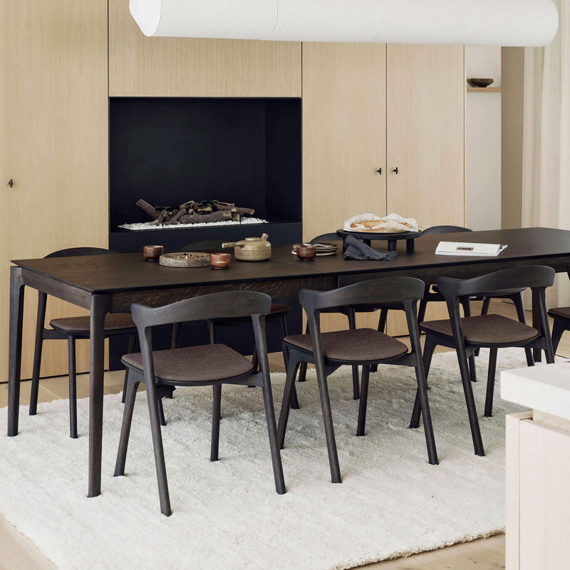 Bruges Oak Extending Dining Table (Oak Brown)