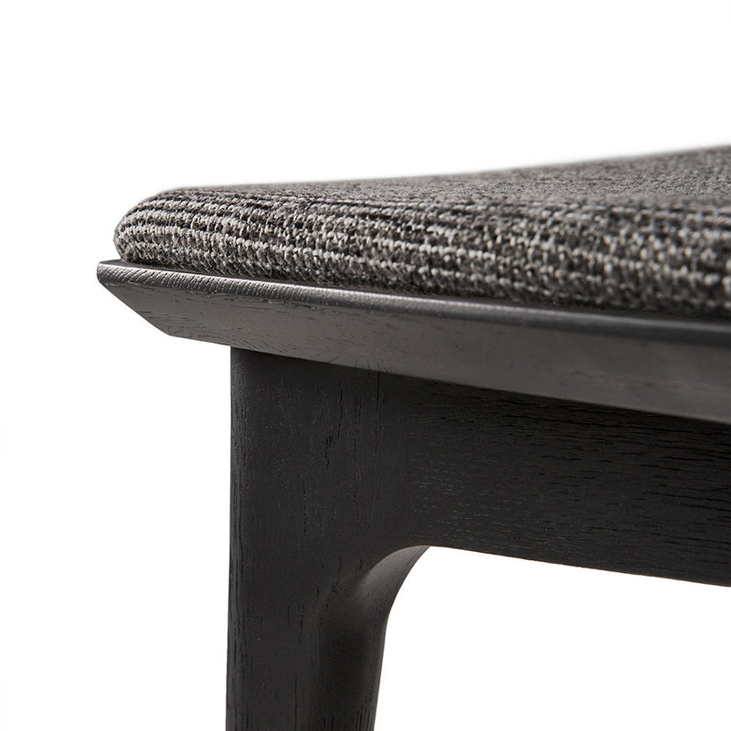 Black Bok Upholstered Oak Chair