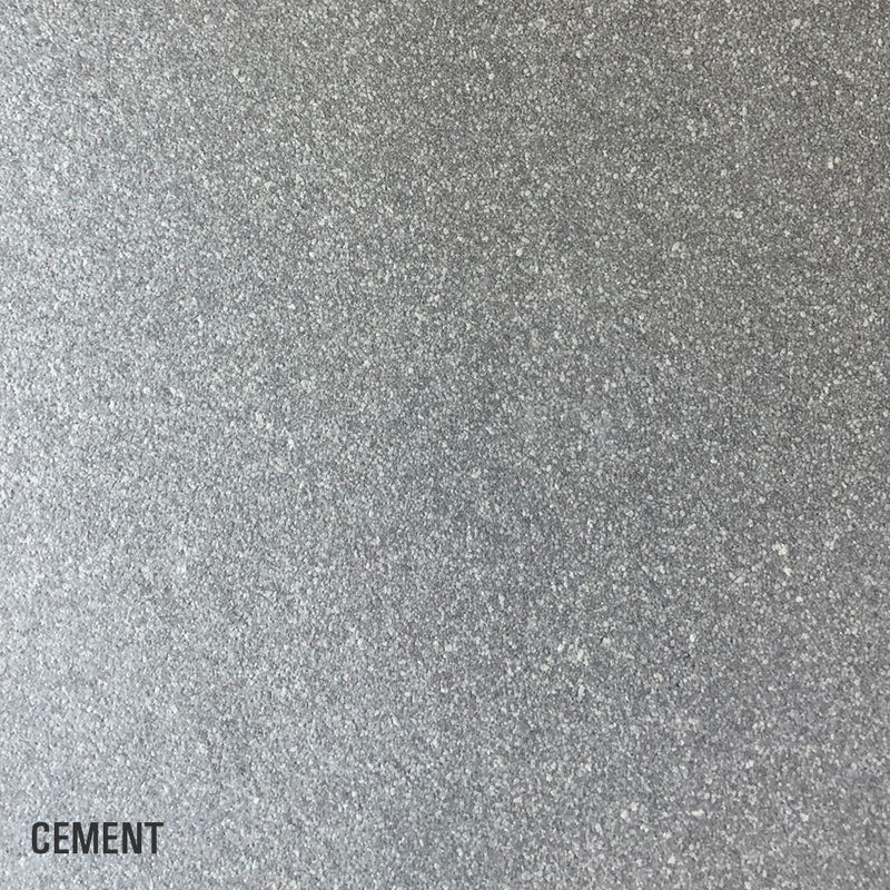 colour sample of the CEMENT ceramic, a light grey mottled colour