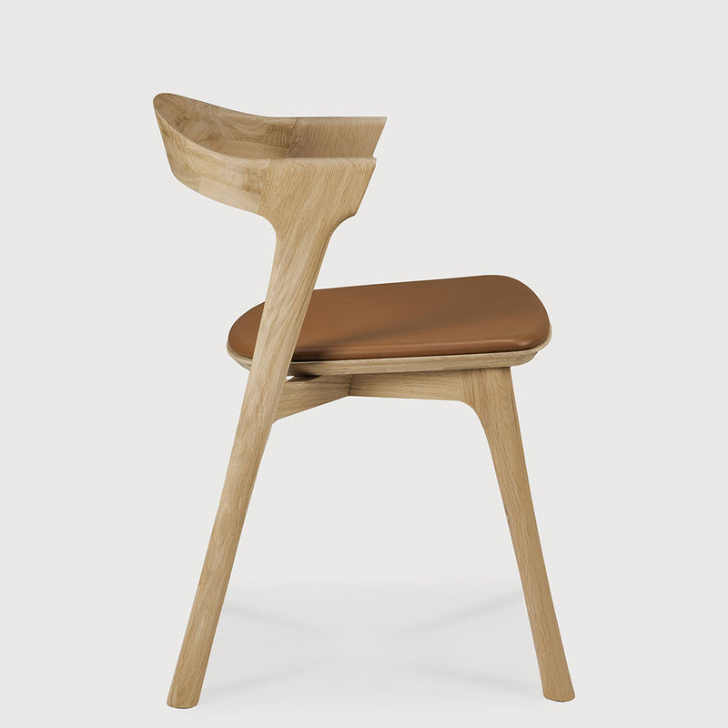 Bok Leather Oak Chair