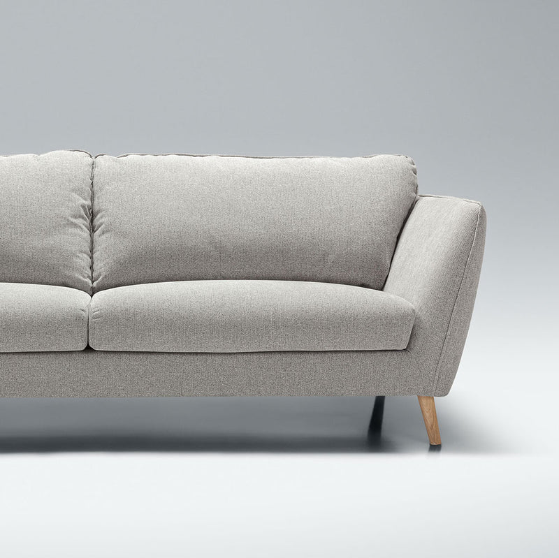 stella sofa wood angle leg , king fabric- light grey