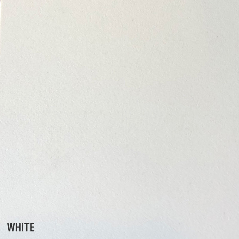colour sample of the WHITE ceramic., a textured white finish