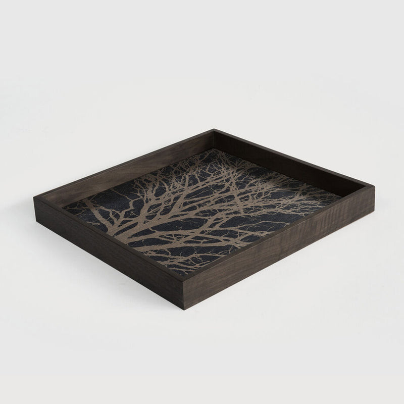 Black Trees -Small Square Tray