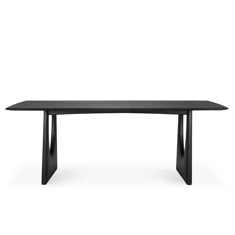 Black Geometric Dining Table