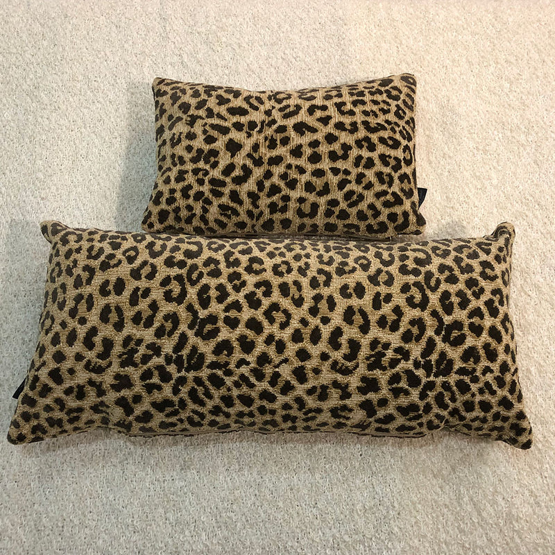 Leopard Chenille Cushion