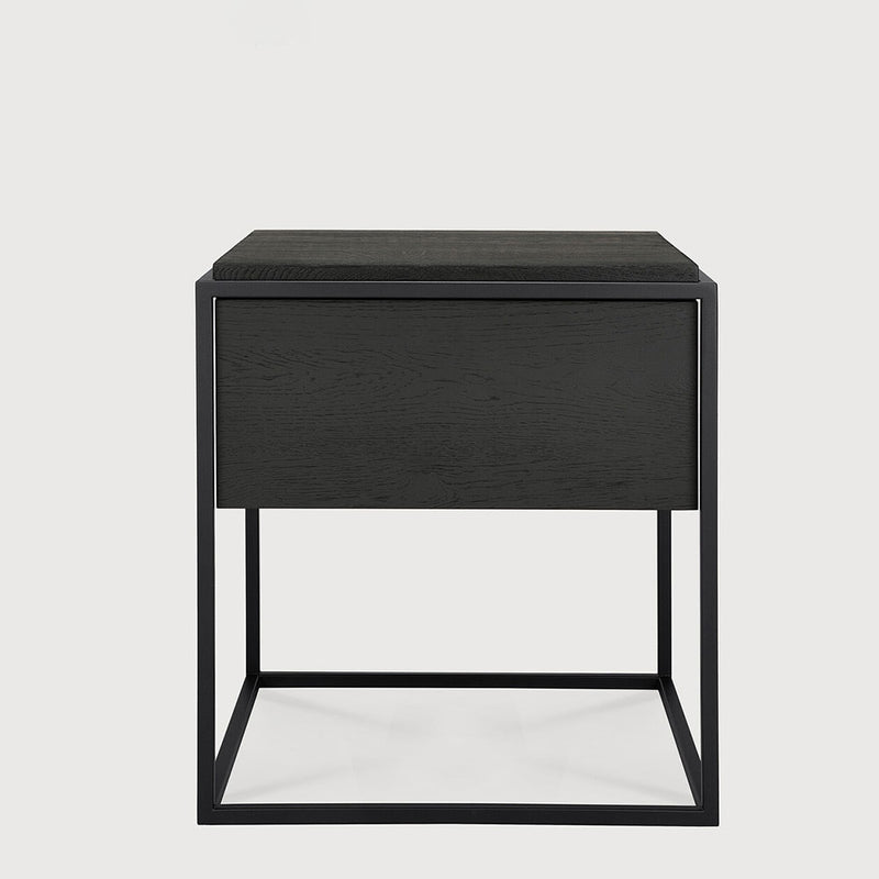 Mono Drawer Side Table - Black