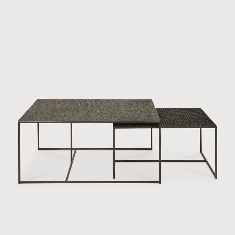 Triptic Lava Square Side Table