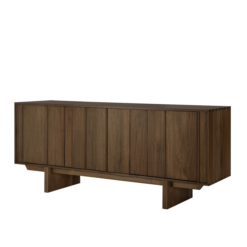ethnicraft solid teak pillar sideboard