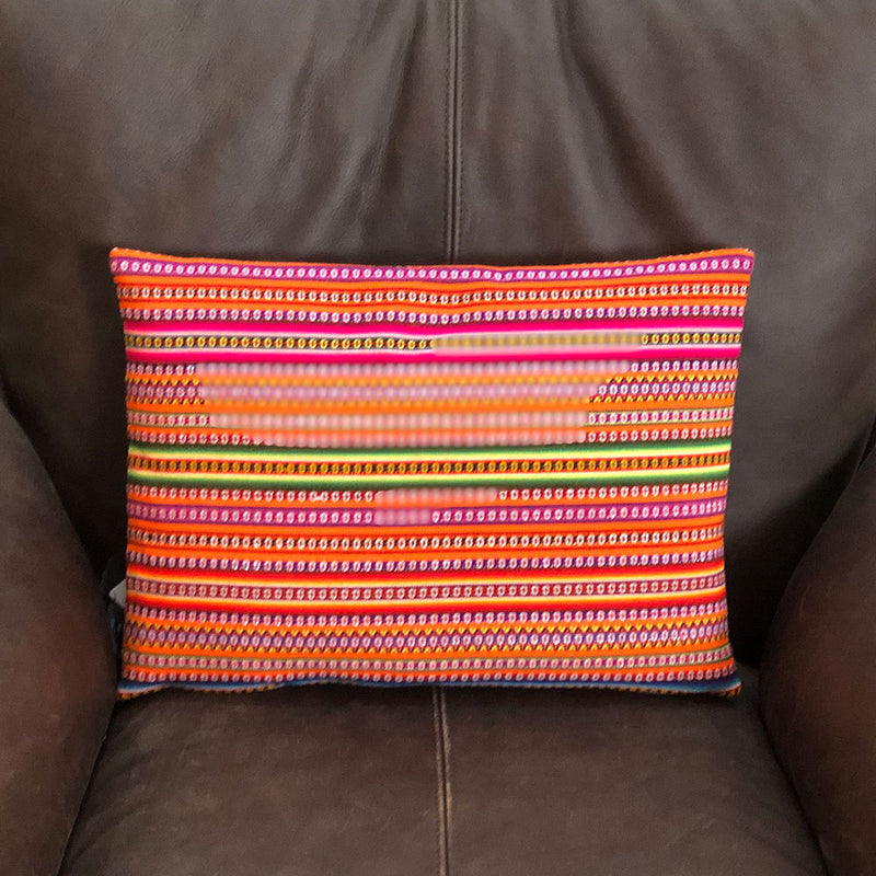 Rainbow Alpaca Cushion