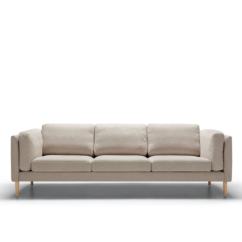 sigfrid sofa stipa fabric nature, natural oak cone leg