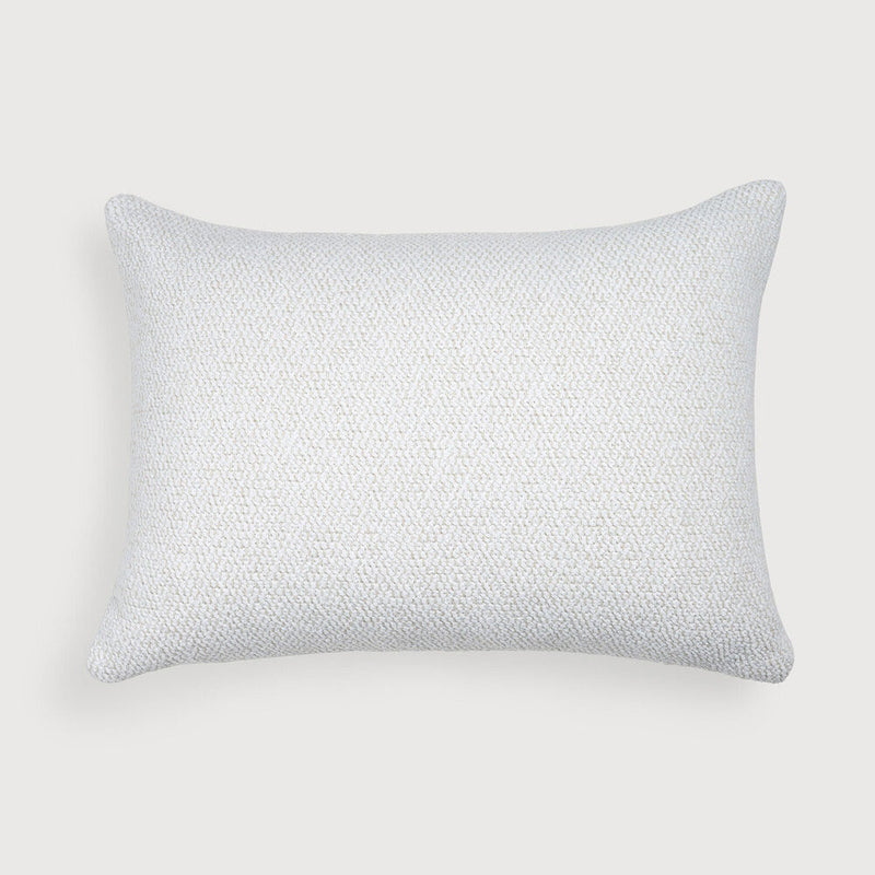Outdoor Boucle Cushion - White