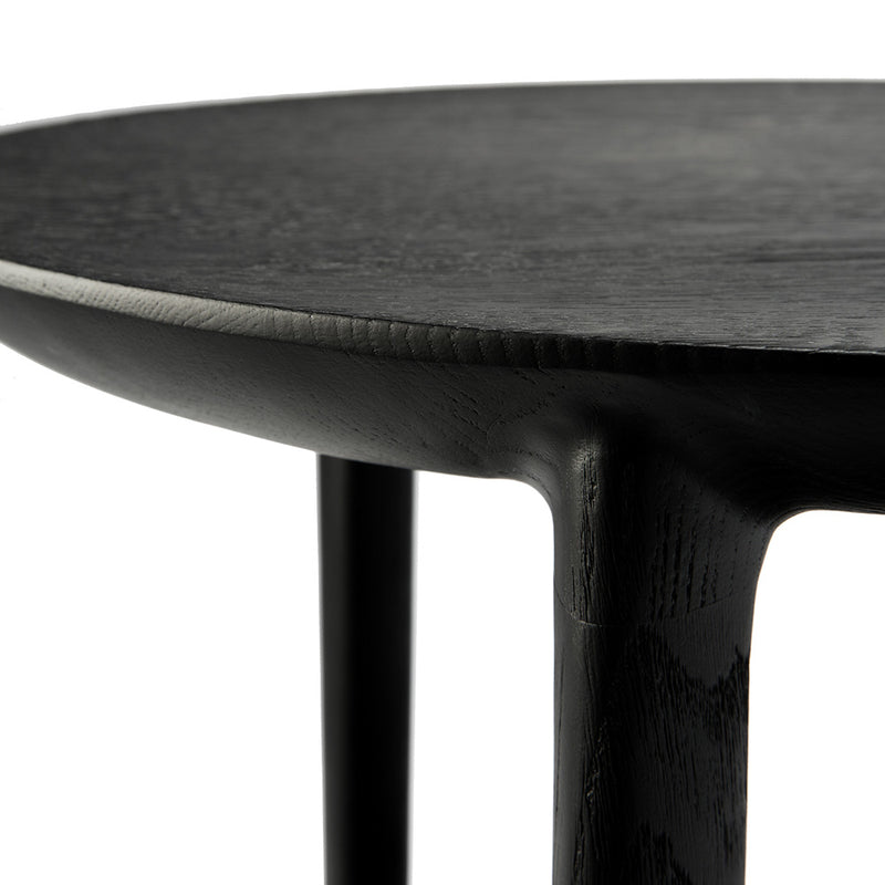Bruges Oak Side Table - Black