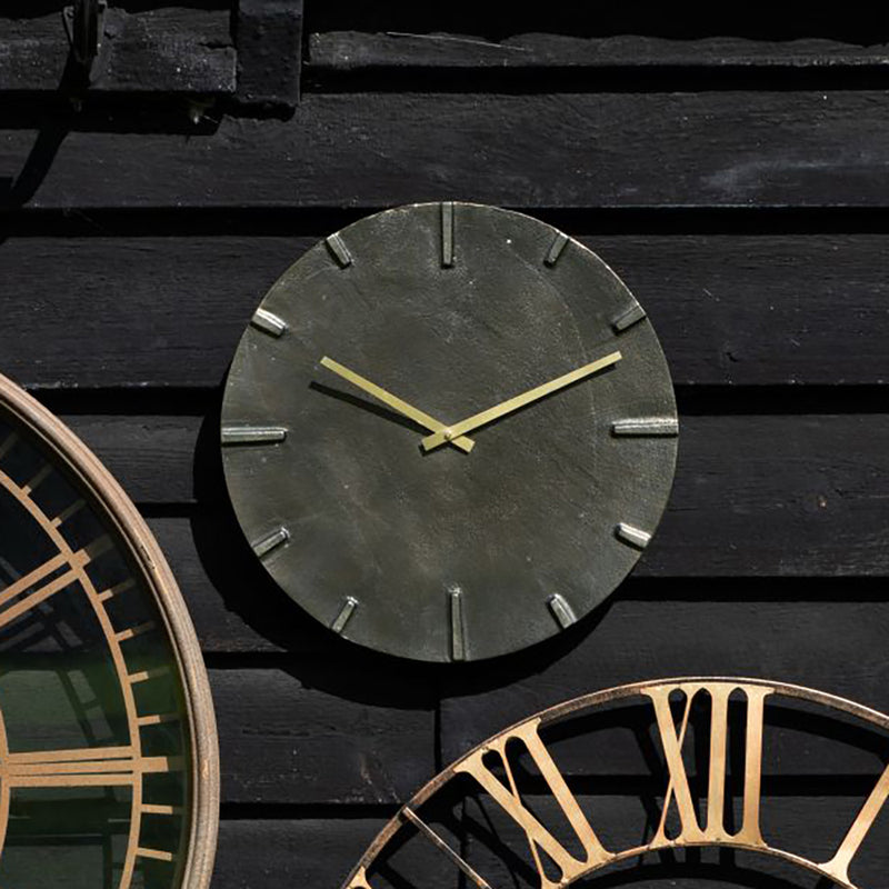 'Slate' Aluminium Clock
