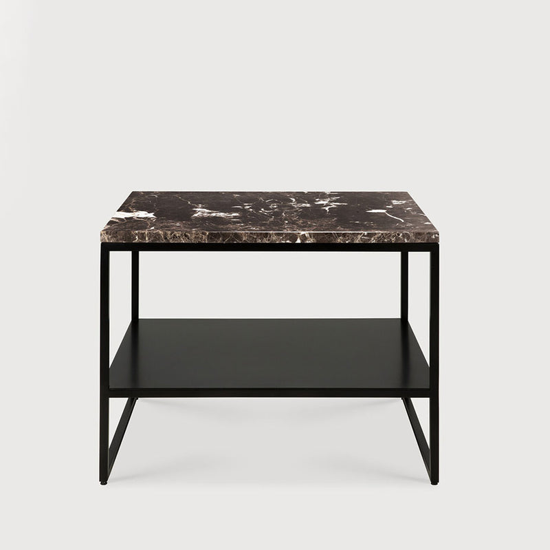 Dark Marble Side Table