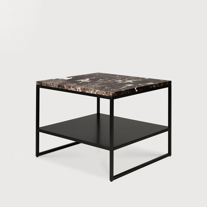 Dark Marble Side Table