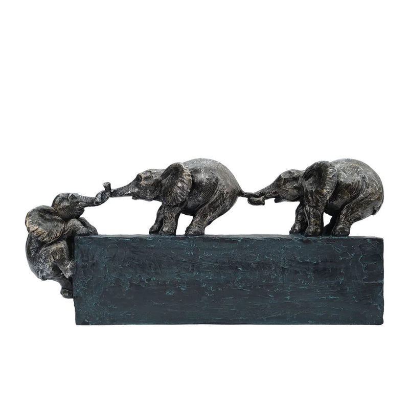Elephant Family Ties Sculpture