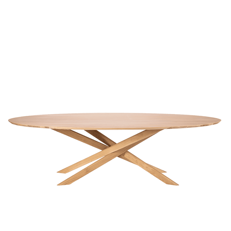 Elements Oak Oval Dining Table