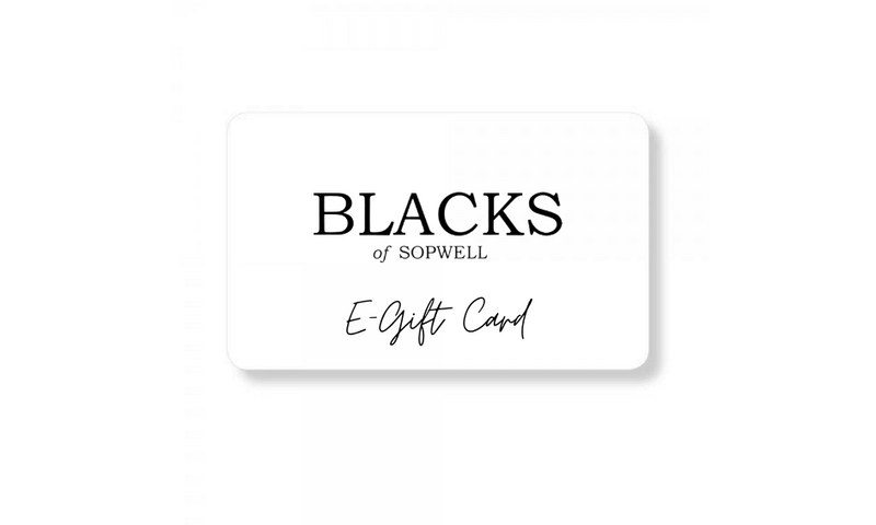 blacks of sopwell e-gift card with logo
