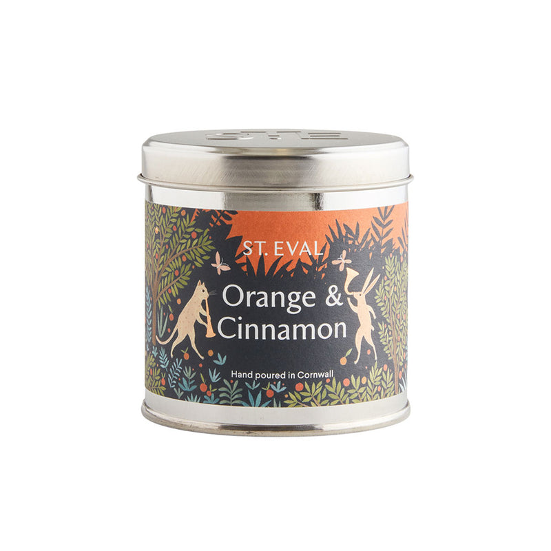 Orange & Cinnamon Candle Tin