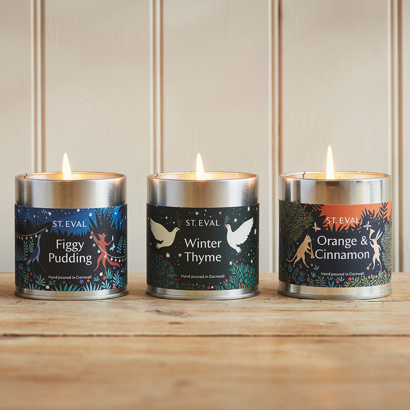 Orange & Cinnamon Candle Tin