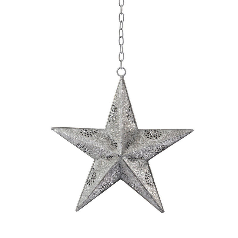 Filigree Verdigris Hanging Star