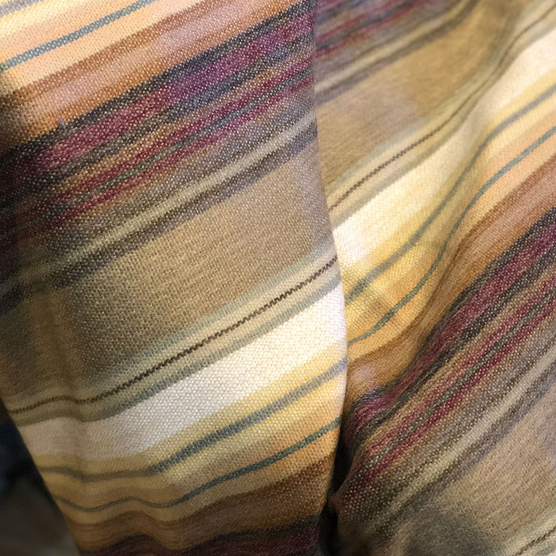Alpaca Throw - Autumn Stripes