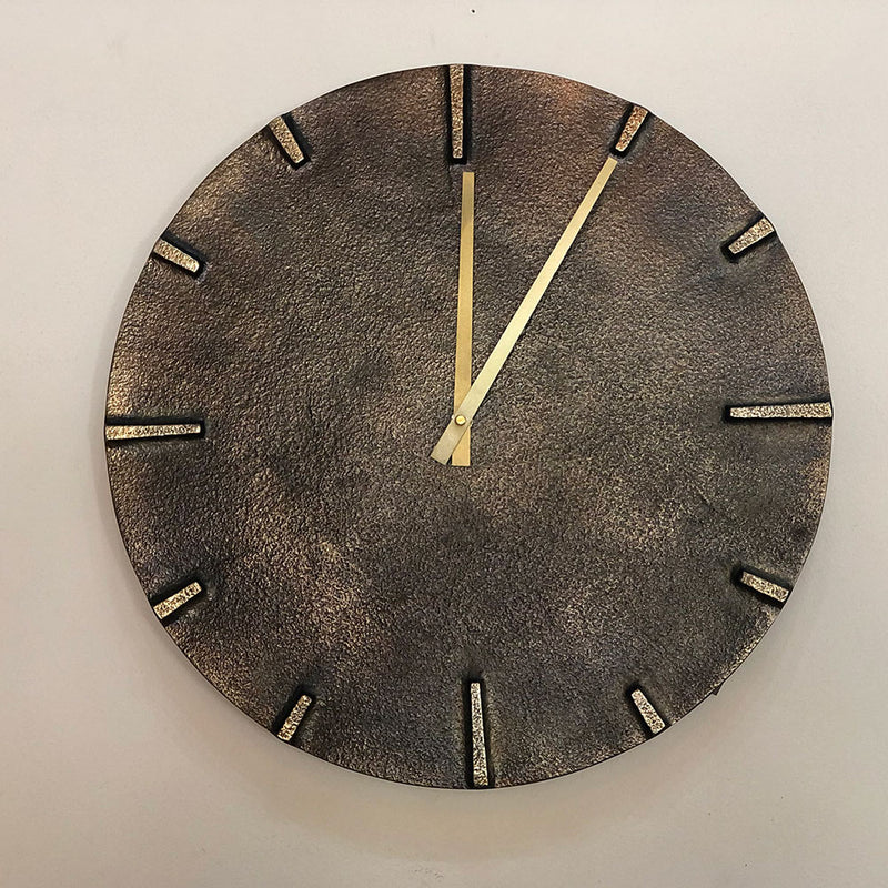 'Slate' Aluminium Clock