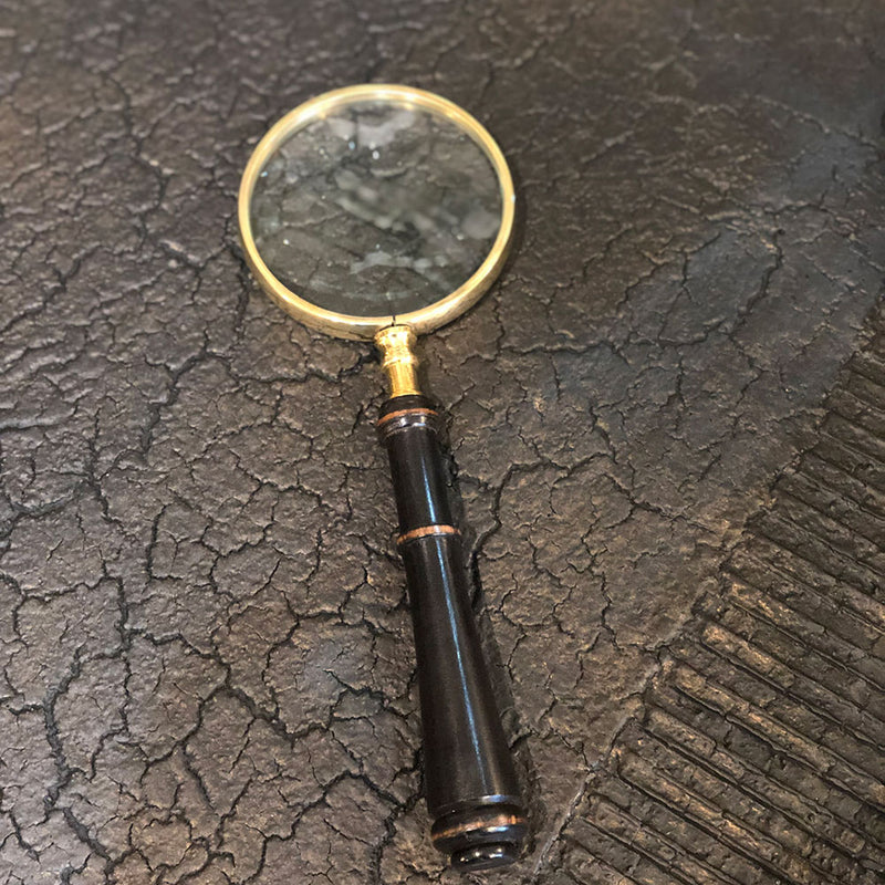 Black Handle Magnifying Glass