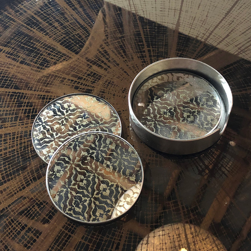 Diamond Mirror Coasters