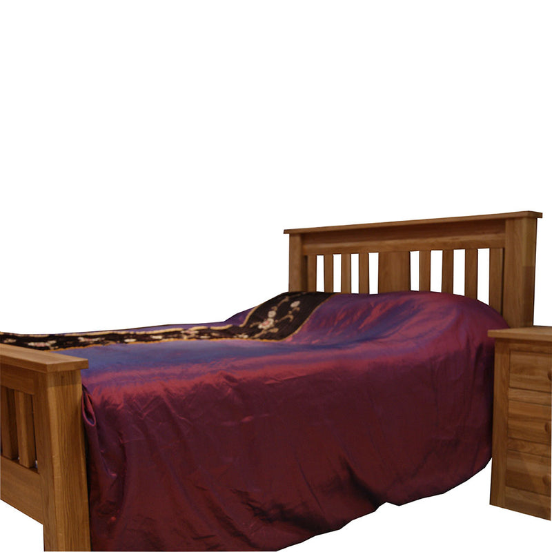Elements Oak Slatted Bed