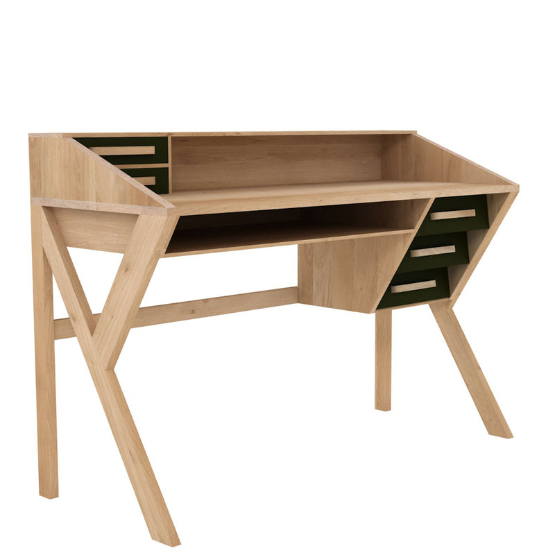 desk or dressing table seen from the side- freestanding.