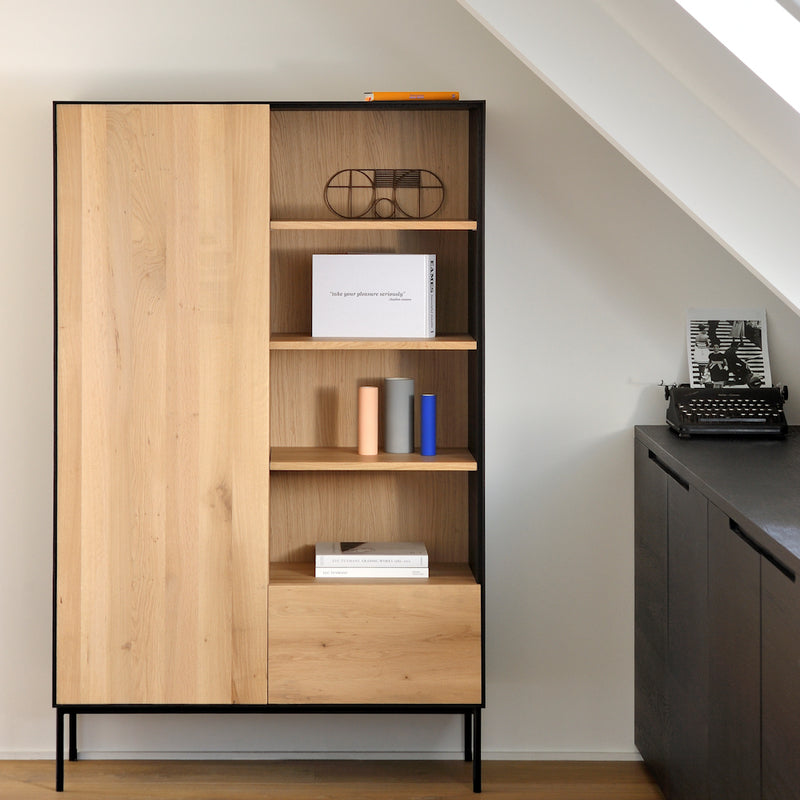 BB-storage-cupboard-lifestyle, set as office storage at home.