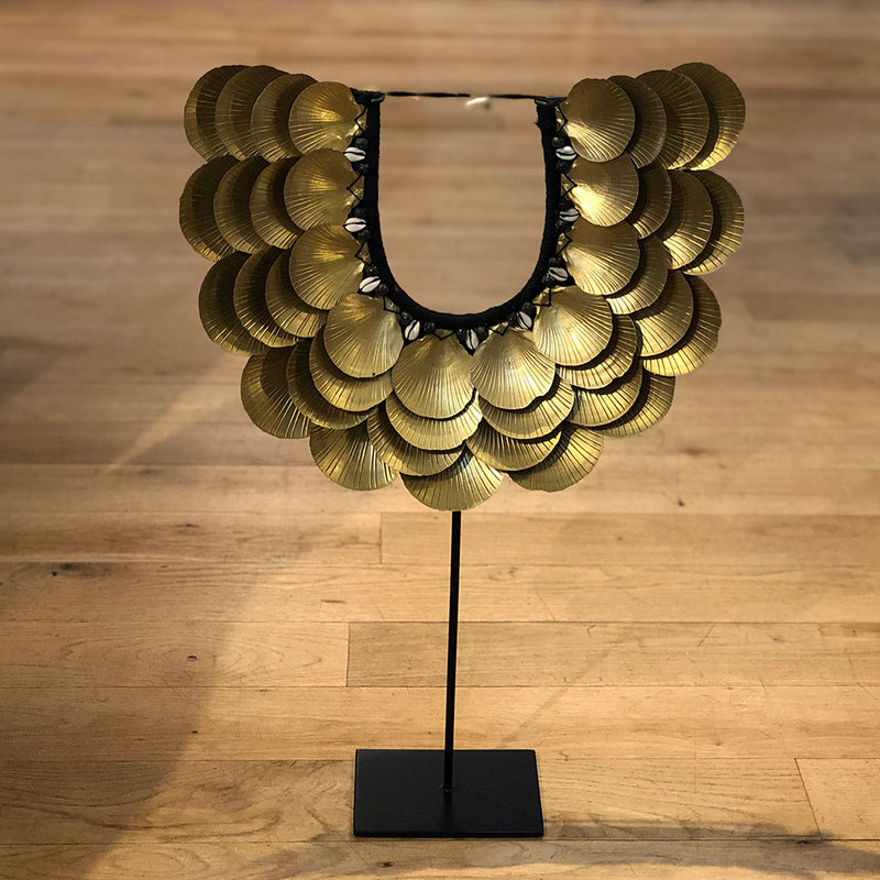 Golden Collar Sculpture