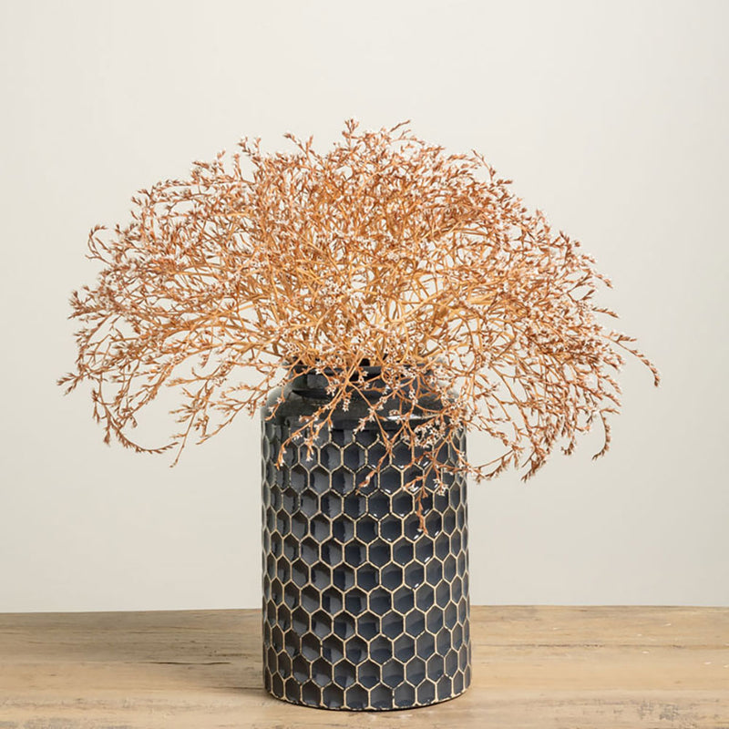 Honeycomb Vase - Blue