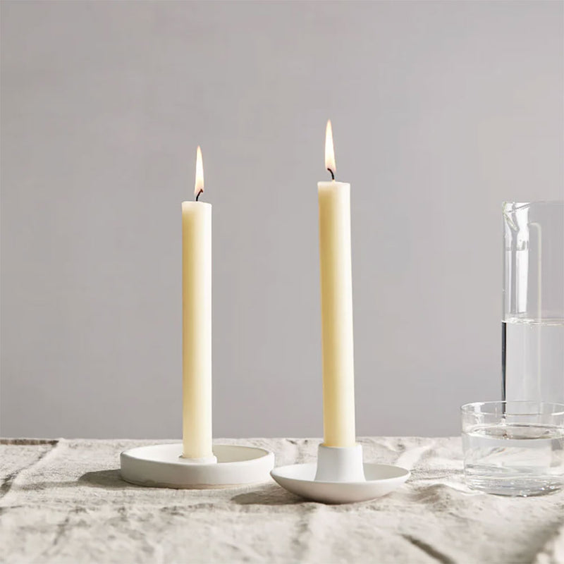 Ivory Dinner Candles
