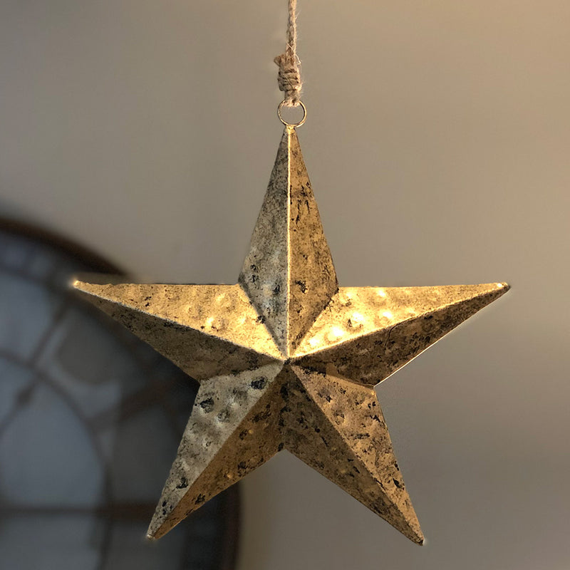 Gold Hanging Star
