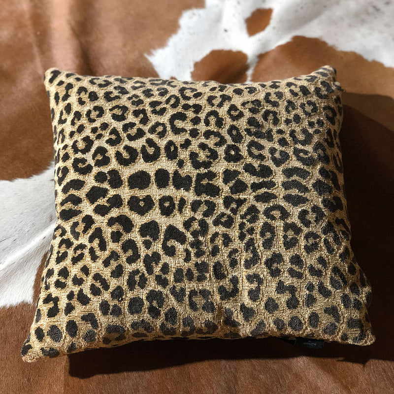 Leopard Chenille Cushion