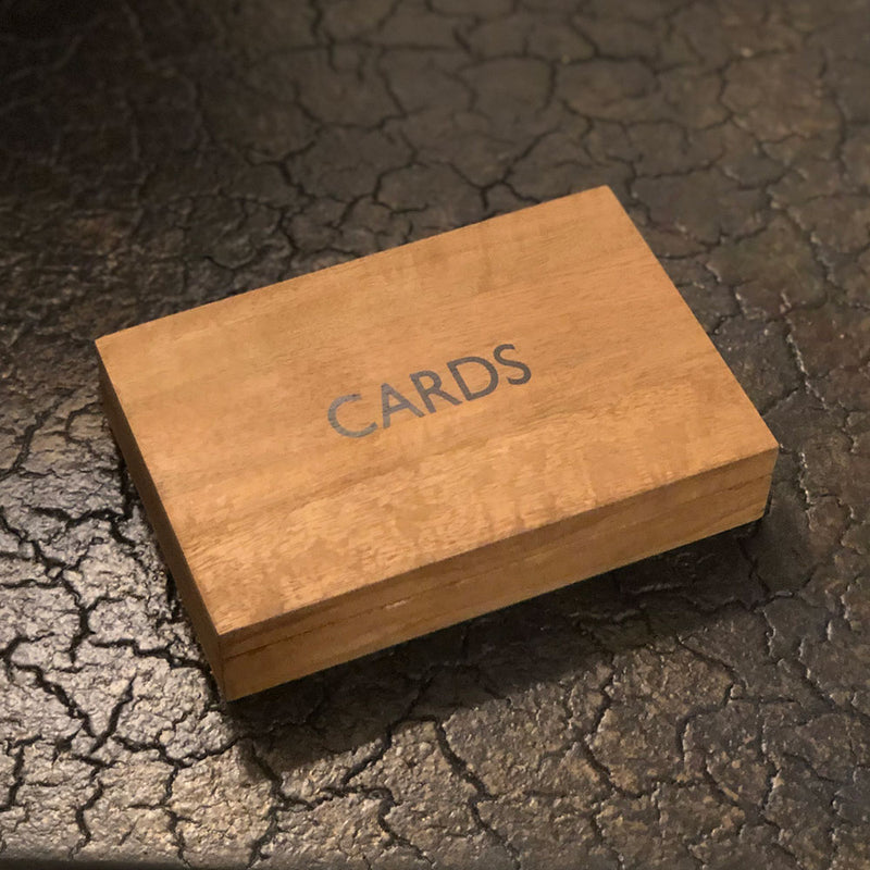 Mango Wood Card Games Set