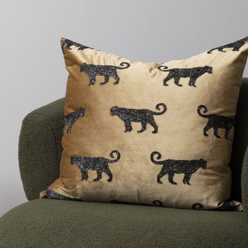 Leopard Velvet Cushion